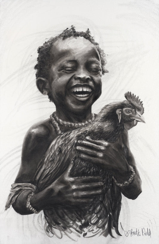Joyful Embrace - Original Artwork