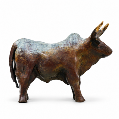 Nguni Bull Bronze Sculpture