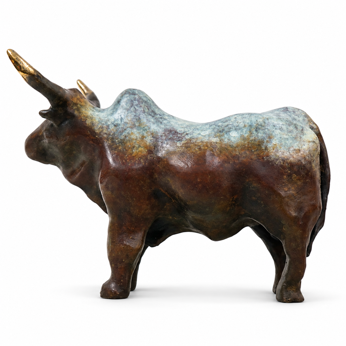 Nguni Bull Bronze Sculpture