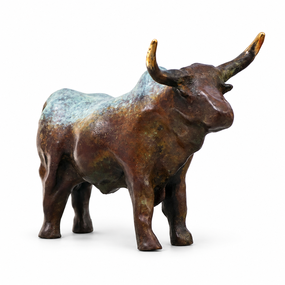 Nguni Bull Bronze Sculpture